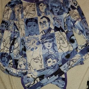 SHEIN Long Sleeved Shirt with Back Out